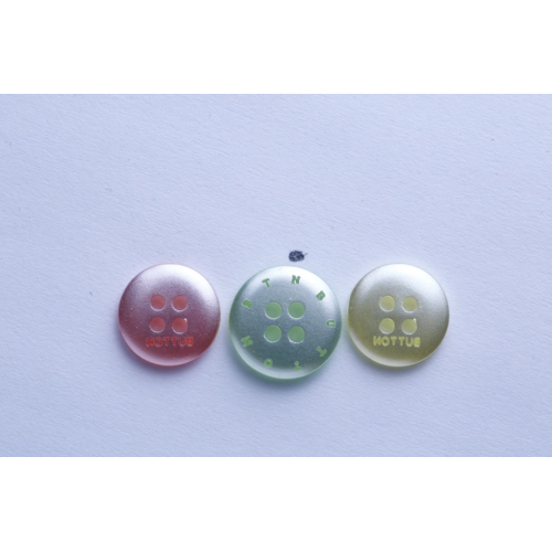 Jelly-colored Resin Buttons